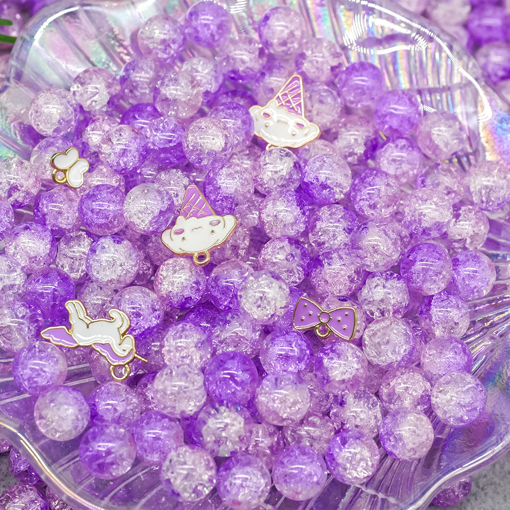 【A025】Amethyst Reverie - High Quality Glass Beads